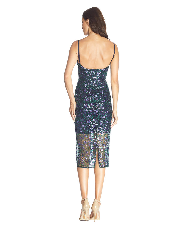 Addison Sweetheart Sleeveless Lace Illusion Dress
