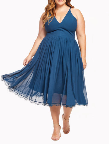 Alicia Midi Dress-Plus