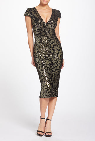 Allison Cheetah Midi Dress