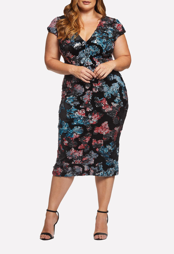 Allison Midi Dress-Plus