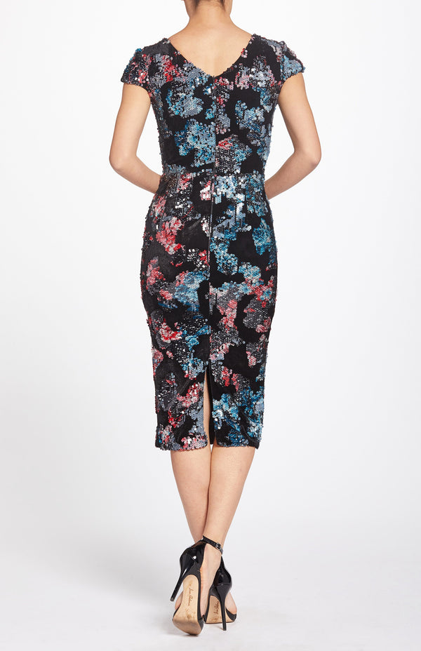 Allison Sequin Midi Dress