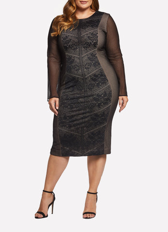 Evan Lace Dress-Plus