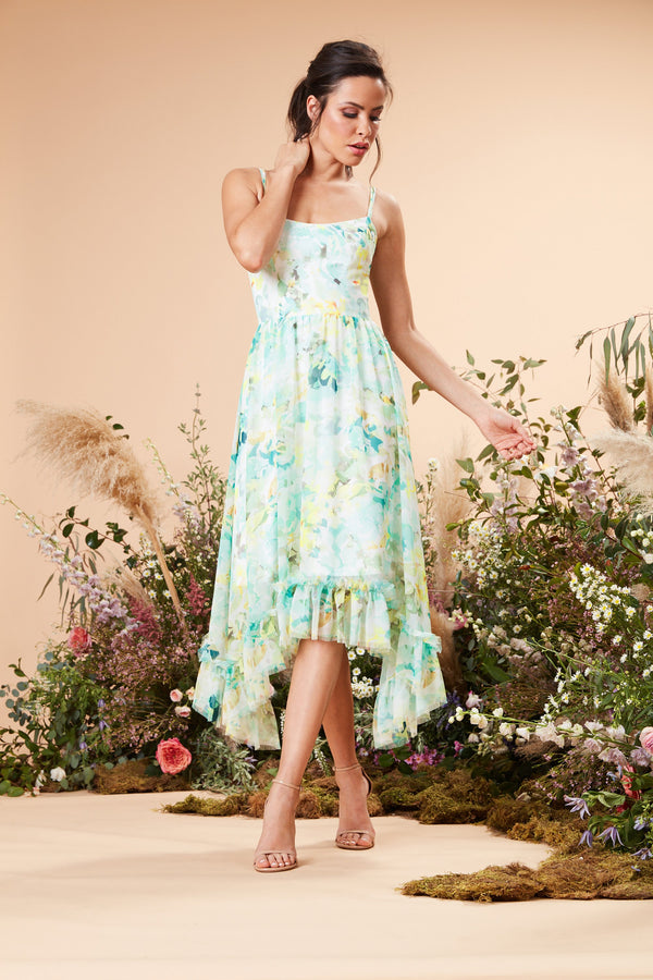 Judy A-line Crescent Skirt Dress