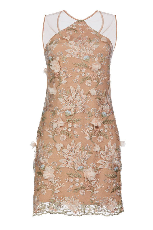 Lena Floral Lace Mini Dress
