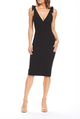 Lita Tie-up Strap Midi Dress