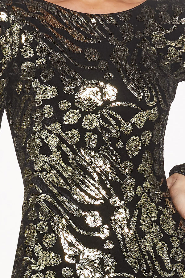 Lola Sequin and Velvet Mini