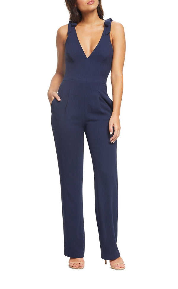 Maira Tie-up Strap Jumpsuit