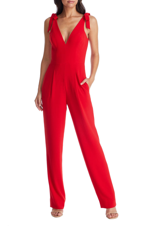 Maira Tie-up Strap Jumpsuit