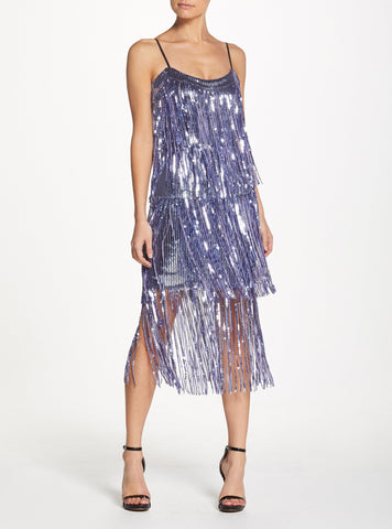 Roxy Sequin Fringe Dress