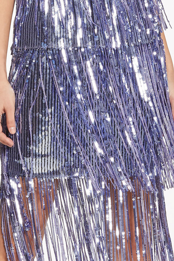 Roxy Sequin Fringe Dress